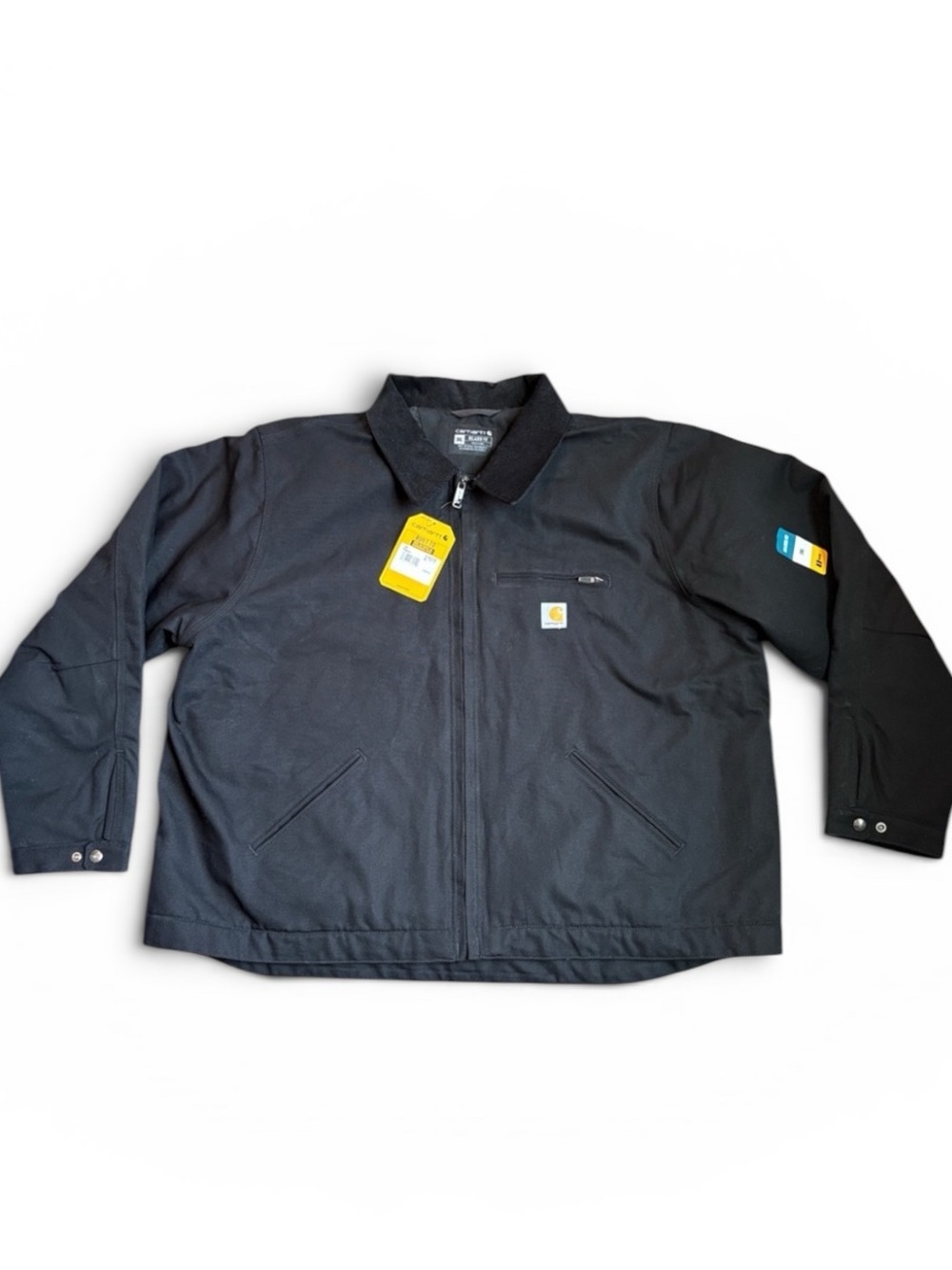 Carhartt Detroit Jacket Blanket Lined Men’s 3XL Black Relaxed Fit NWT